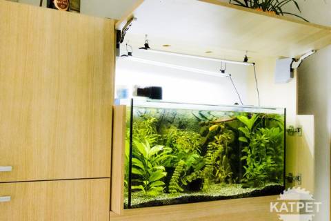 Řešení skříně pro akvárium